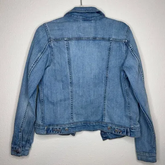 Levi's Women's Original Trucker Jacket, Light Wash (Jeanie), Size Large - Picture 3 of 10